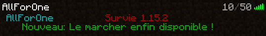 AllForOne - Survie 1.16.2 !
